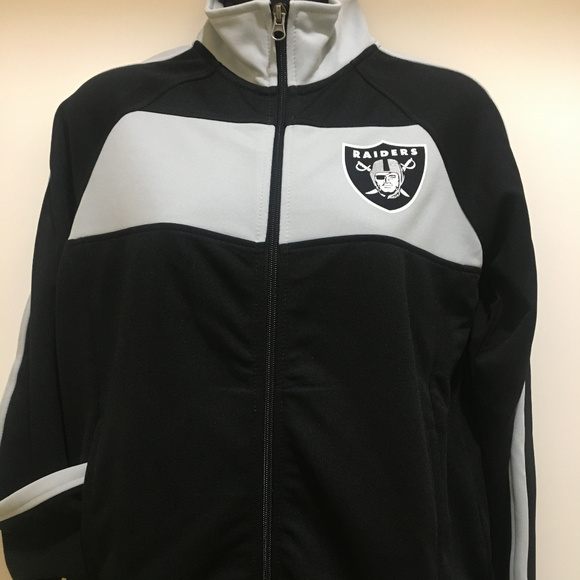Oakland Raiders Ladies Track Jacket - NFL Lic - Picture 1 of 8